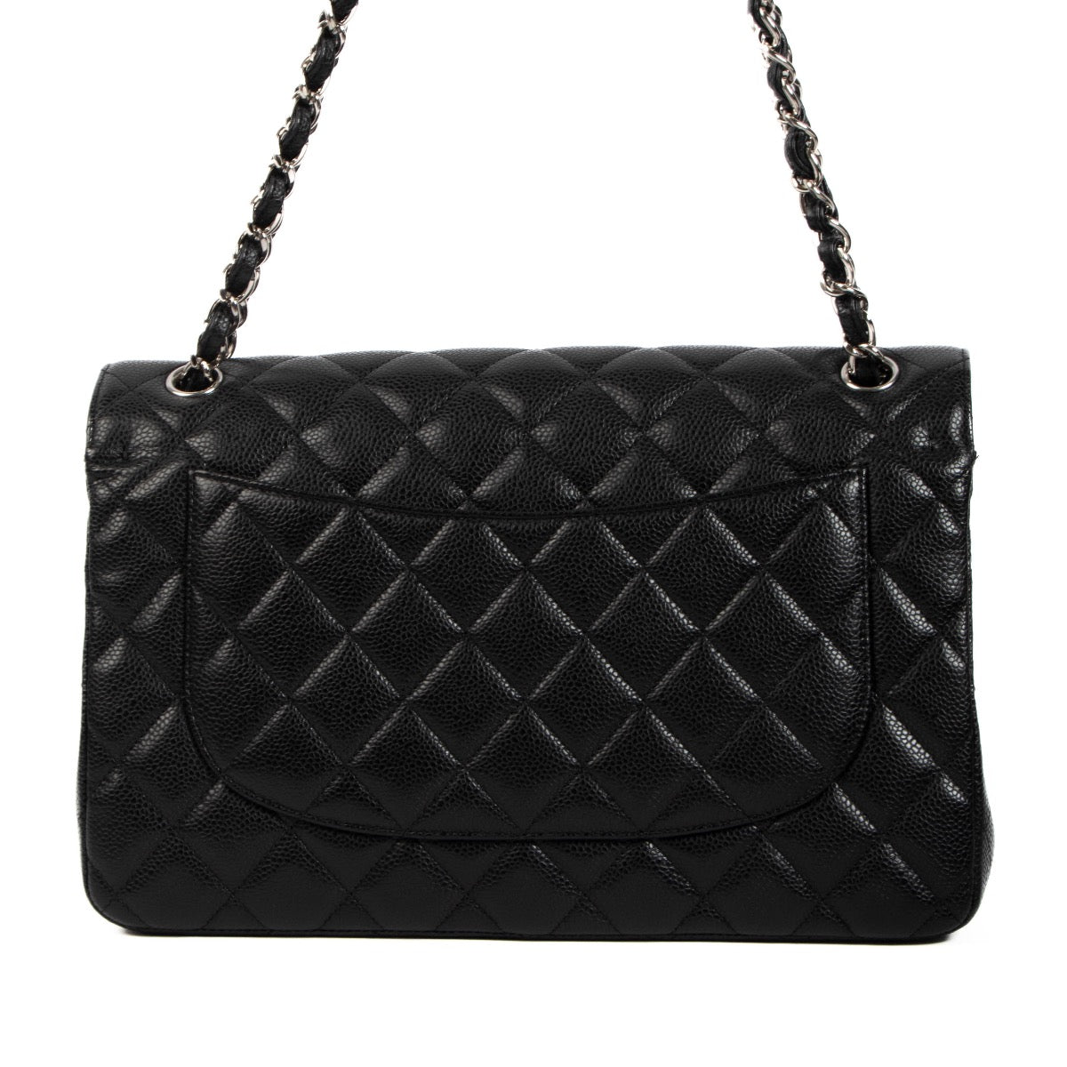 Shop 100% authentic second-hand Chanel Black Caviar Classic Flap Bag on Labellov.com
