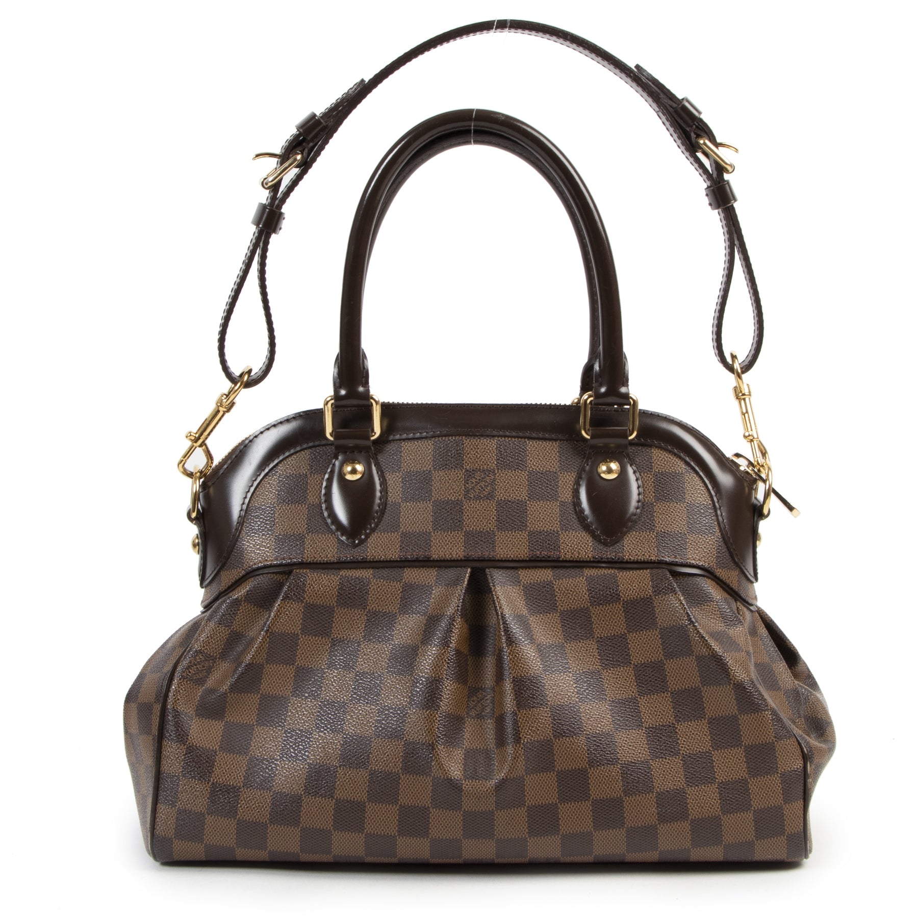 Louis Vuitton Damier Trevi Top Handle Bag kopen en verkopen aan de beste prijs