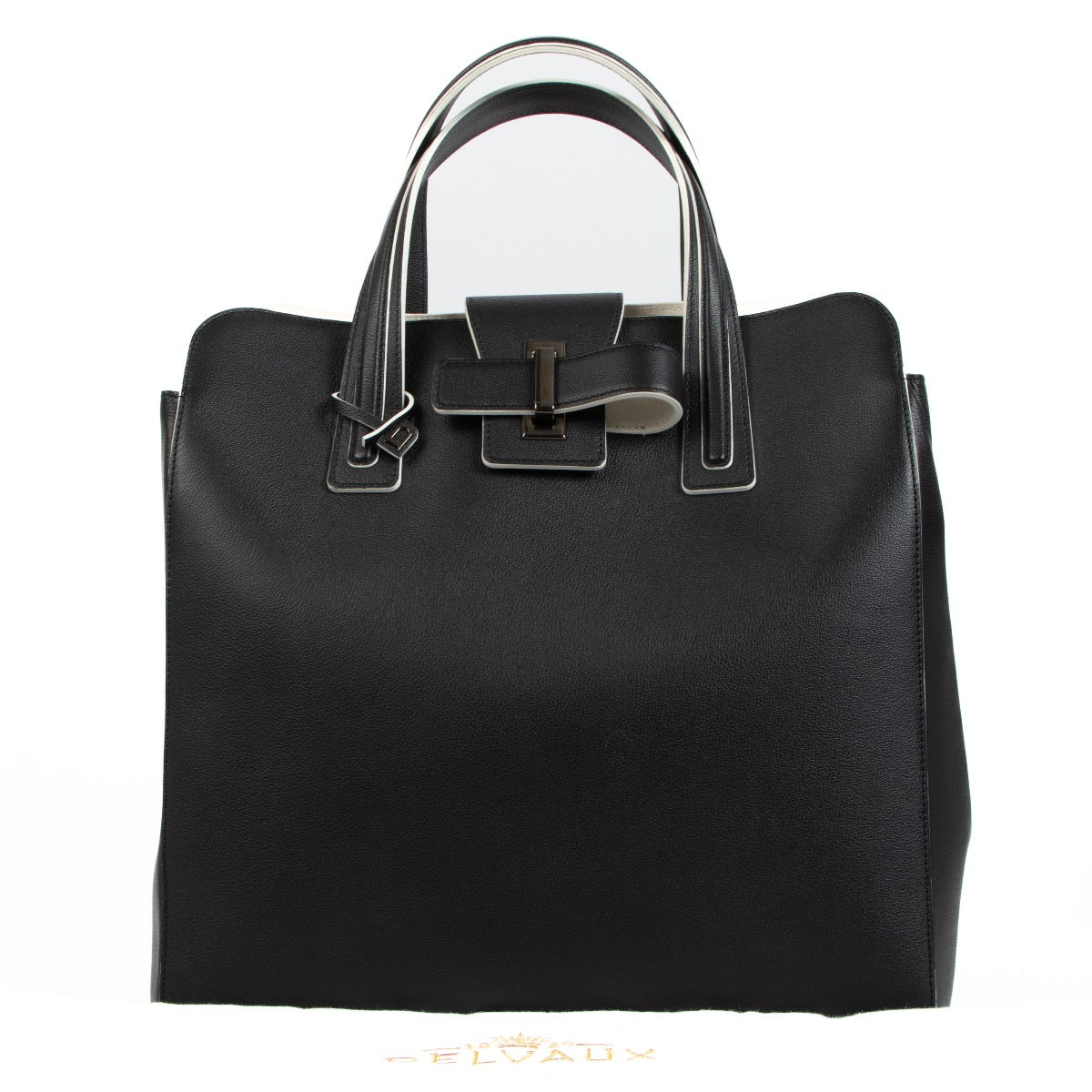 Shop safe online at Labellov in Antwerp this 100% authentic second hand Delvaux Rodeo Bicolor Simplissime Tote
