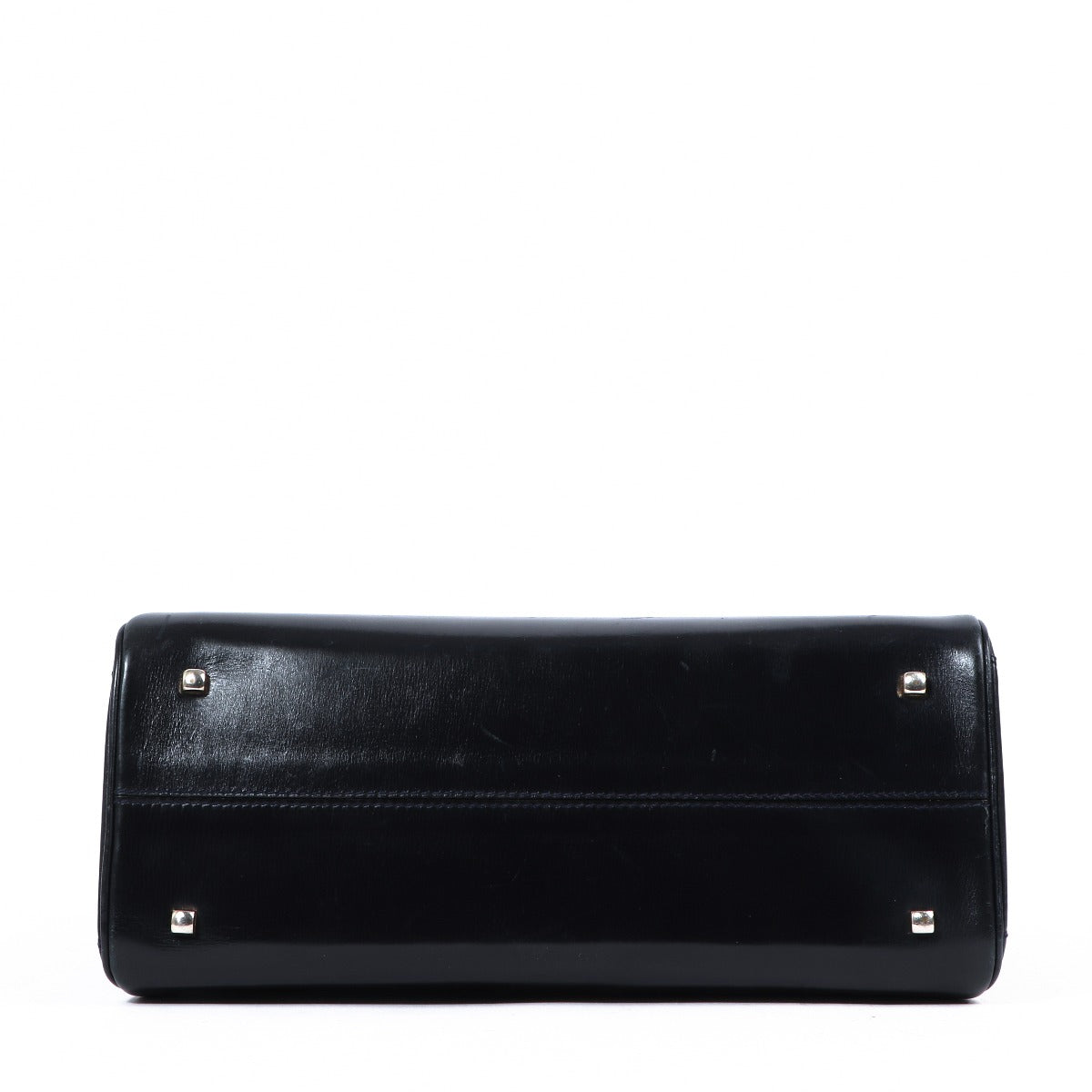 Delvaux Tempête MM Cuir Box Vintage Bleu Marine