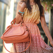 acheter en ligne pour le meilleur prix Chloé Orange Medium Paraty Bag