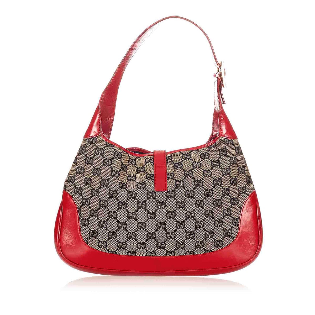 acheter en ligne seconde main Gucci GG Canvas Jackie Shoulder Bag