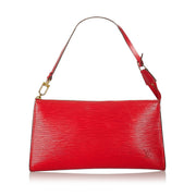 Louis Vuitton Red Epi Pochette shop safe online for the best price