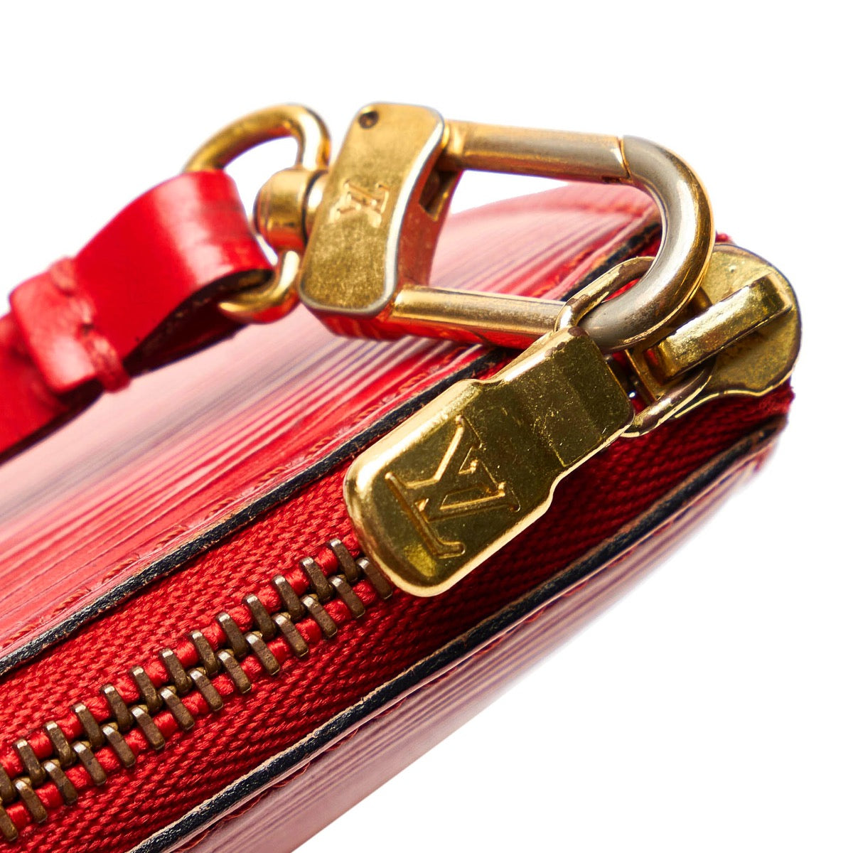 Louis Vuitton Red Epi Leather Pochette Accessoires