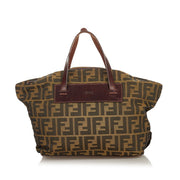 Buy online an authentic second hand Fendi Zucca Canvas Top Handle Bag in good condition at Labellov in Antwerp.