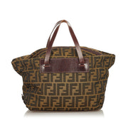 Buy online an authentic second hand Fendi Zucca Canvas Top Handle Bag in good condition at Labellov in Antwerp.