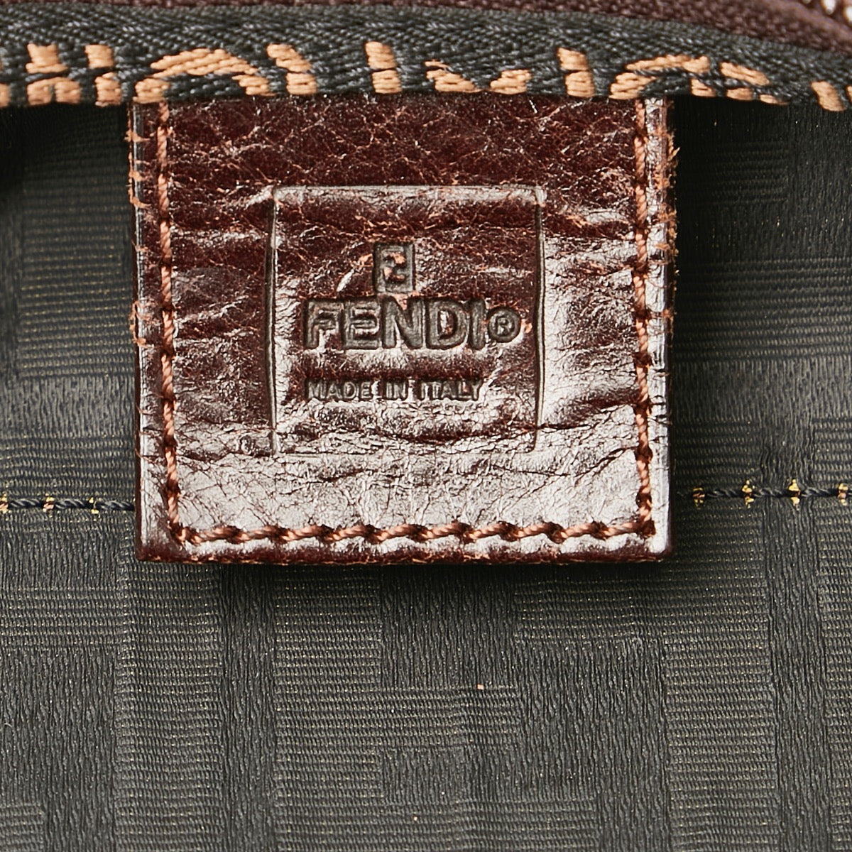 Buy online an authentic second hand Fendi Zucca Canvas Top Handle Bag in good condition at Labellov in Antwerp.
