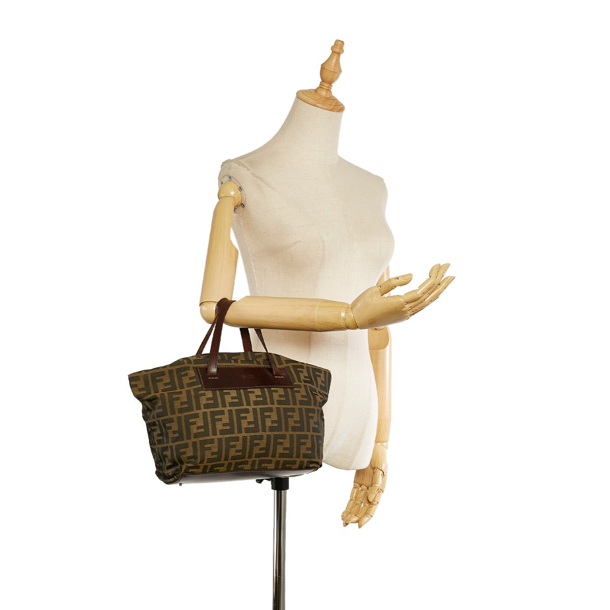 Buy online an authentic second hand Fendi Zucca Canvas Top Handle Bag in good condition at Labellov in Antwerp.