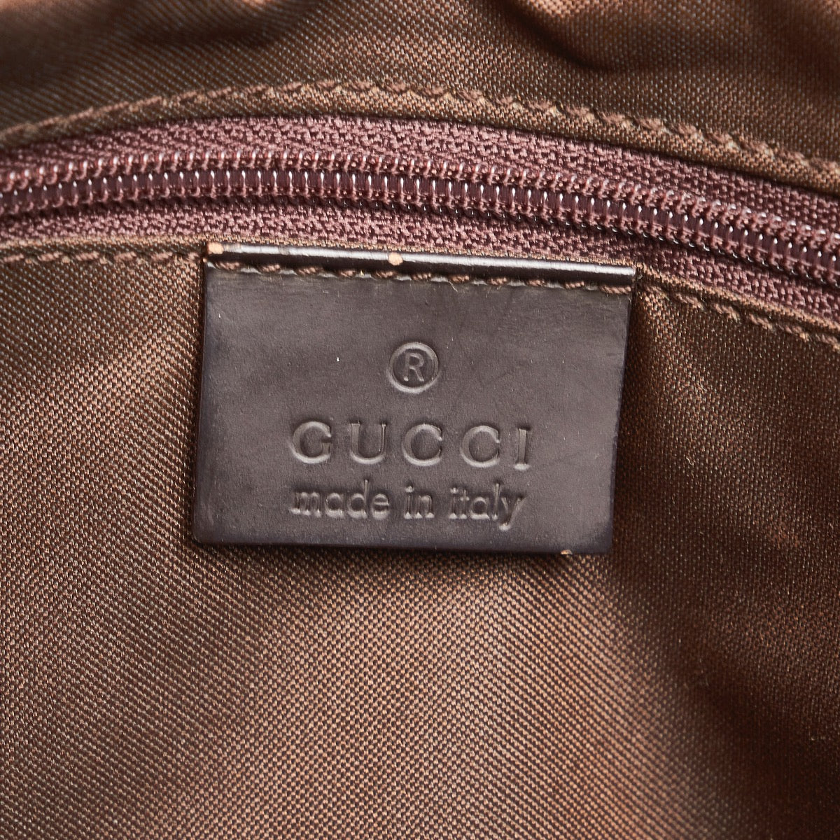 Gucci Bamboo GG Canvas Zwarte Tote Bag