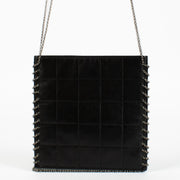 Authentic preloved Chanel 2002 Vintage Fringe Chain Black Quilted Crossbody Bag on Labellov.com