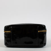 Shop 100% authentic second hand Chanel Black Patent Vintage Vanity Case on Labellov.com