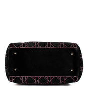 Authentic second hand Christian Dior Black Velvet Crystal Medium Bag on Labellov.com