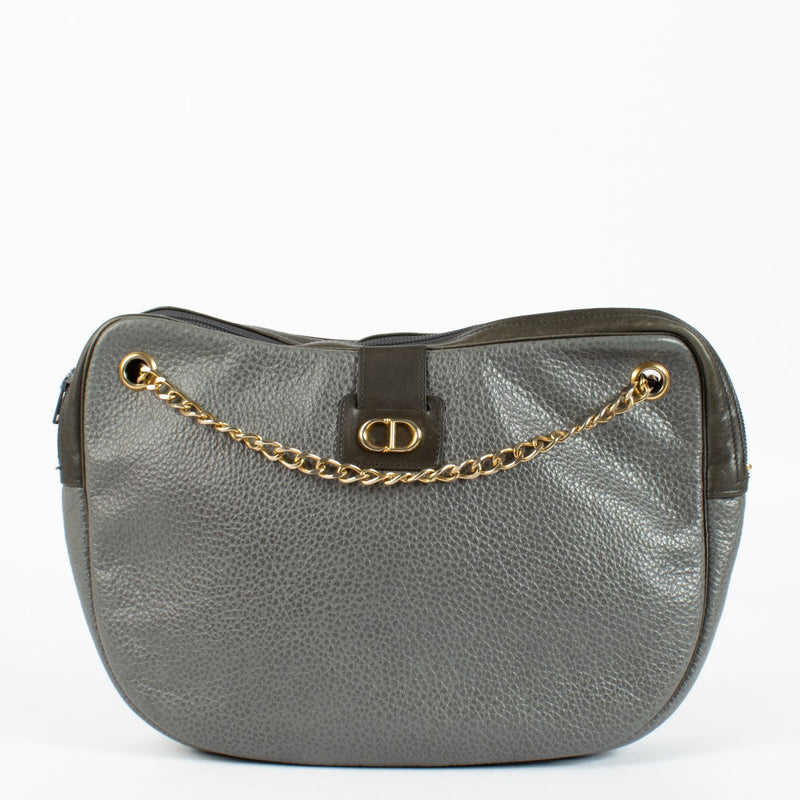 Authentic pre-loved Christian Dior Grey Shoulder Bag on Labellov.com