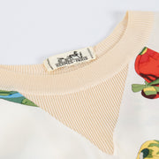 Shop 100% authentic second hand Hermès Hat Print Silk Top/Skirt Set on Labellov.com