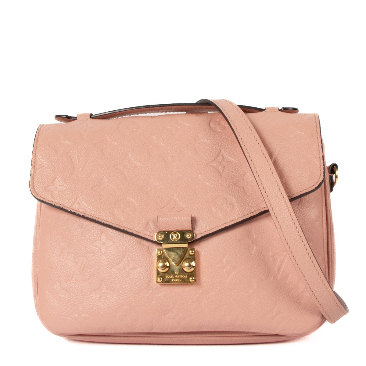 shop 100% authentic second hand Louis Vuitton Pink Monogram Empreinte Pochette Métis on Labellov.com