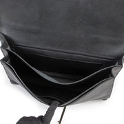 Shop safe online authentic Delvaux Black Cartable Presse Top Handle Briefcase at the right price.