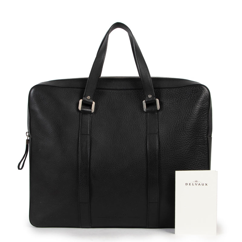shop safe online Delvaux Black Briefcase