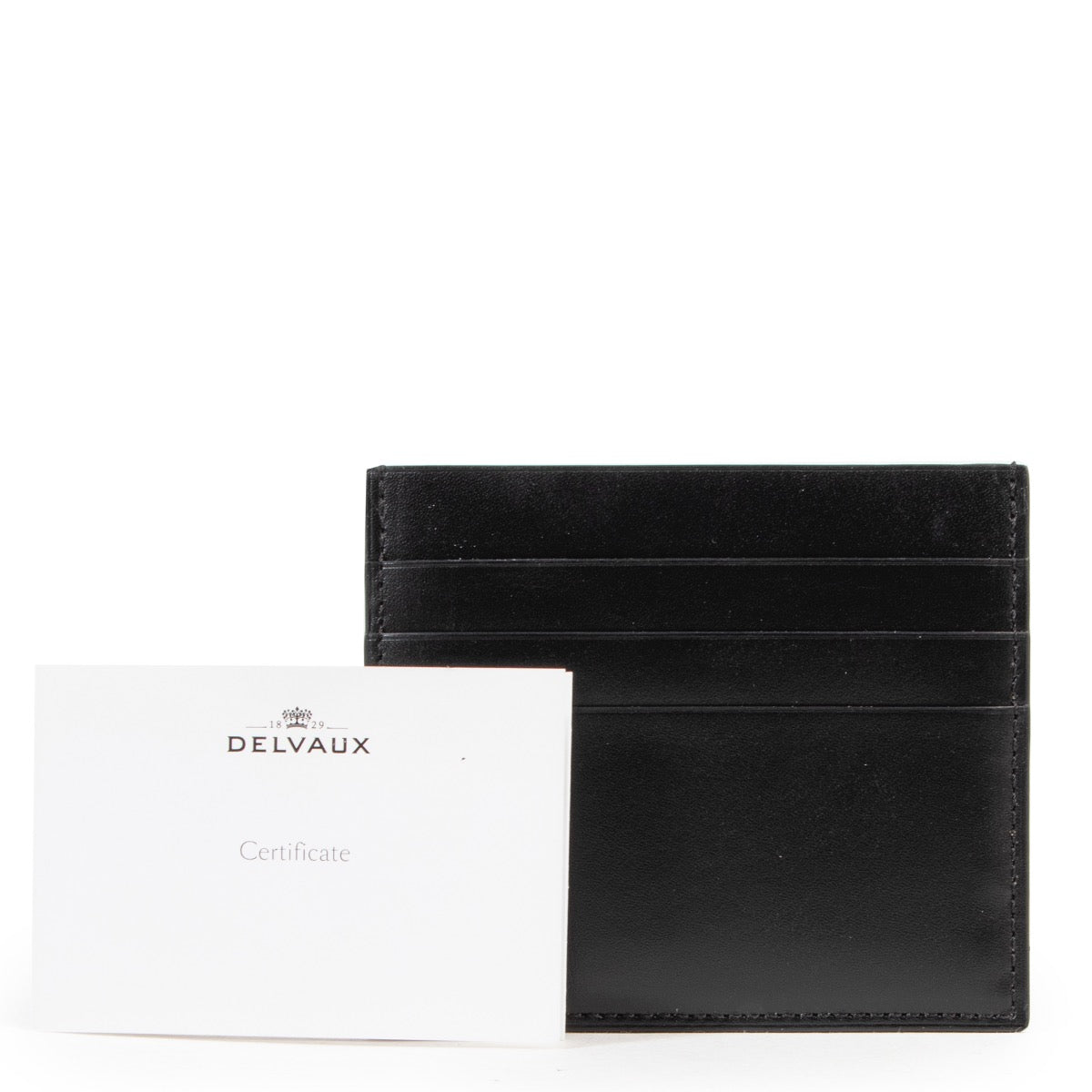 Portefeuille noir Delvaux