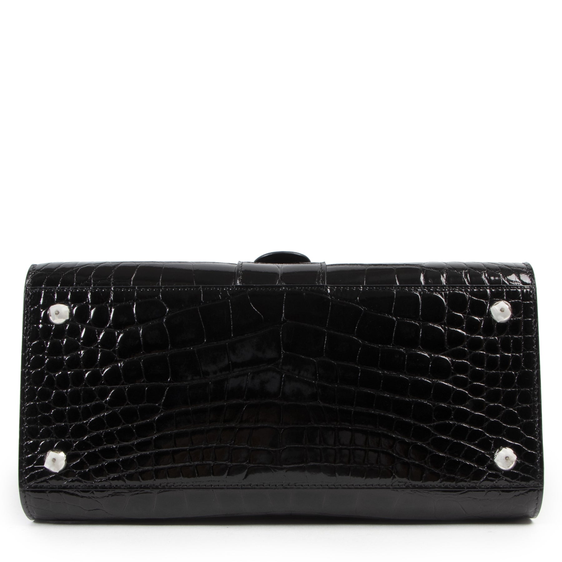 Delvaux Black Alligator Brillant MM pour le meilleur prix chez Labellov à anvers Belgique