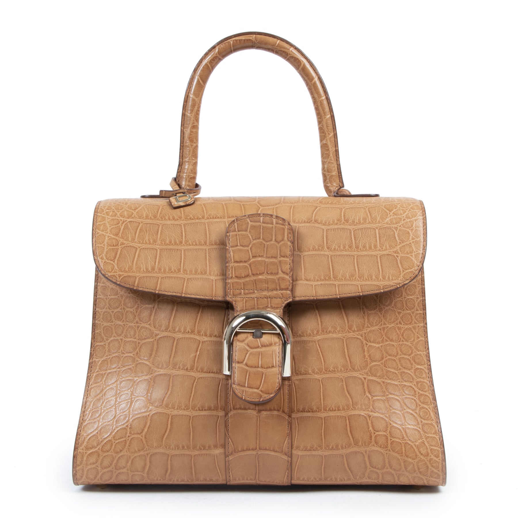 Delvaux Brillant MM Biface Alligator Dolce Végétal highly exclusive and exotic Brillant top handle bag