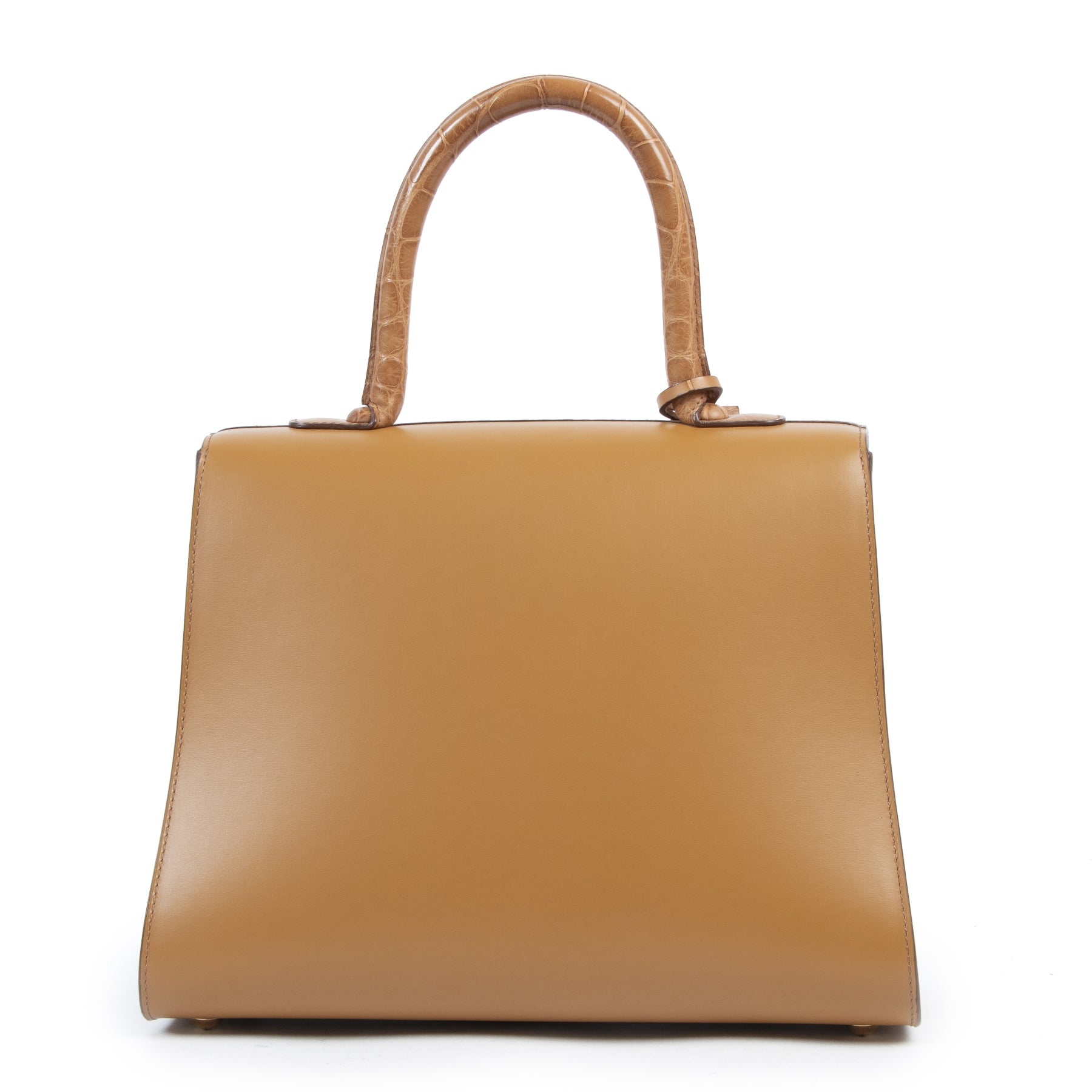 100% authentic Delvaux Brillant MM Biface Alligator Dolce Végétal for the best price at Labellov