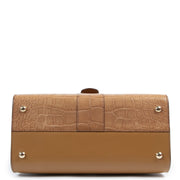 Worldwide shipping from Europe for the best price of 2020 Delvaux Brillant MM Biface Alligator Dolce Végétal