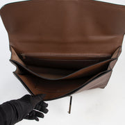 Shop safe online authentic Delvaux Brown Cartable Presse Top Handle Briefcase at the right price.
