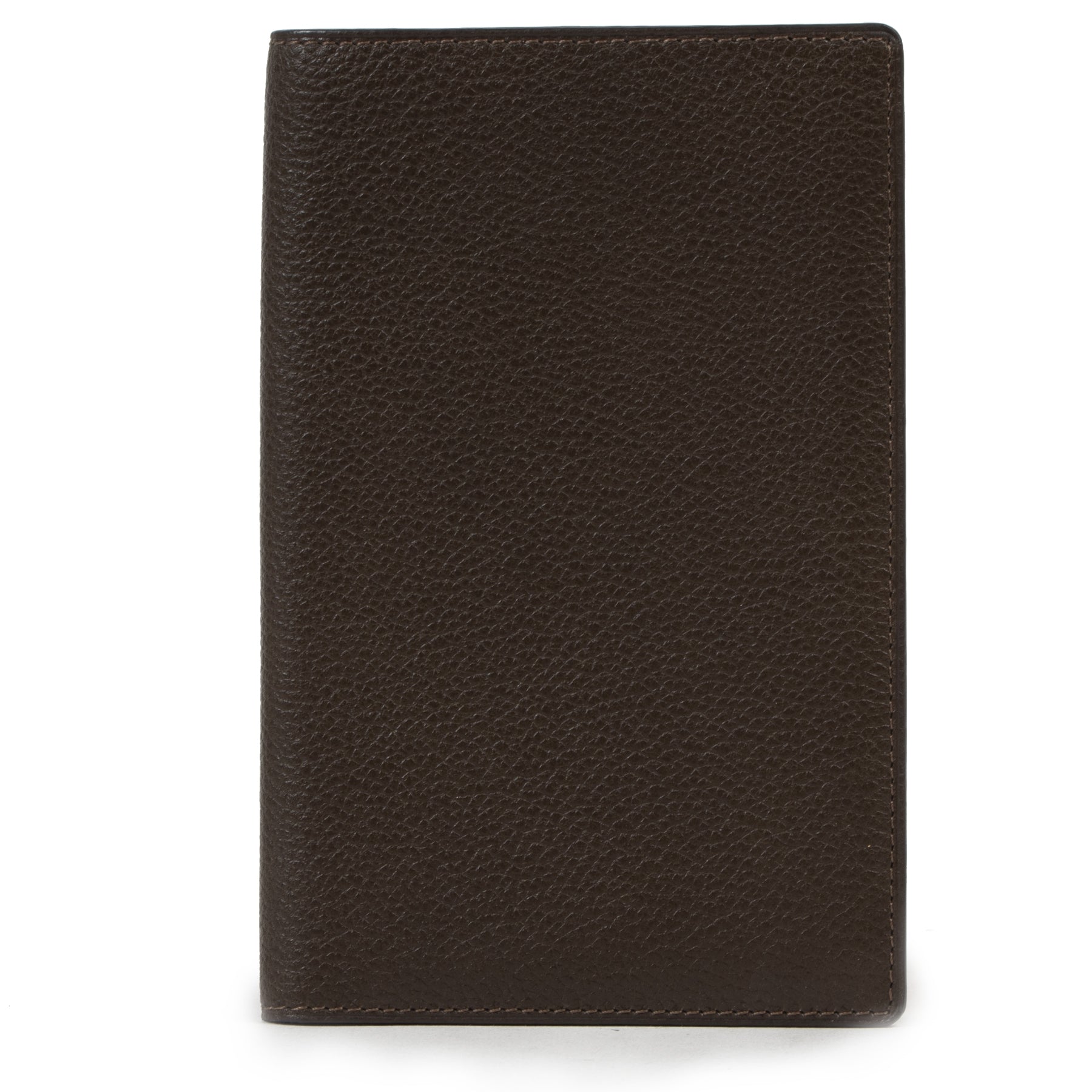 shop safe online Delvaux Brown Casino Jumping Grained Leather Wallet