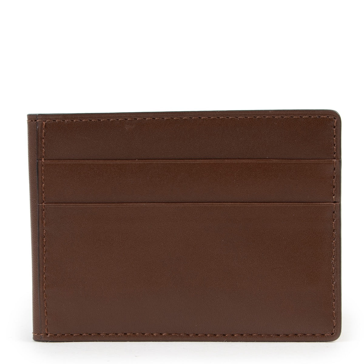 Shop safe online authentic Delvaux Brown Secret PCA Wallet at the right price.