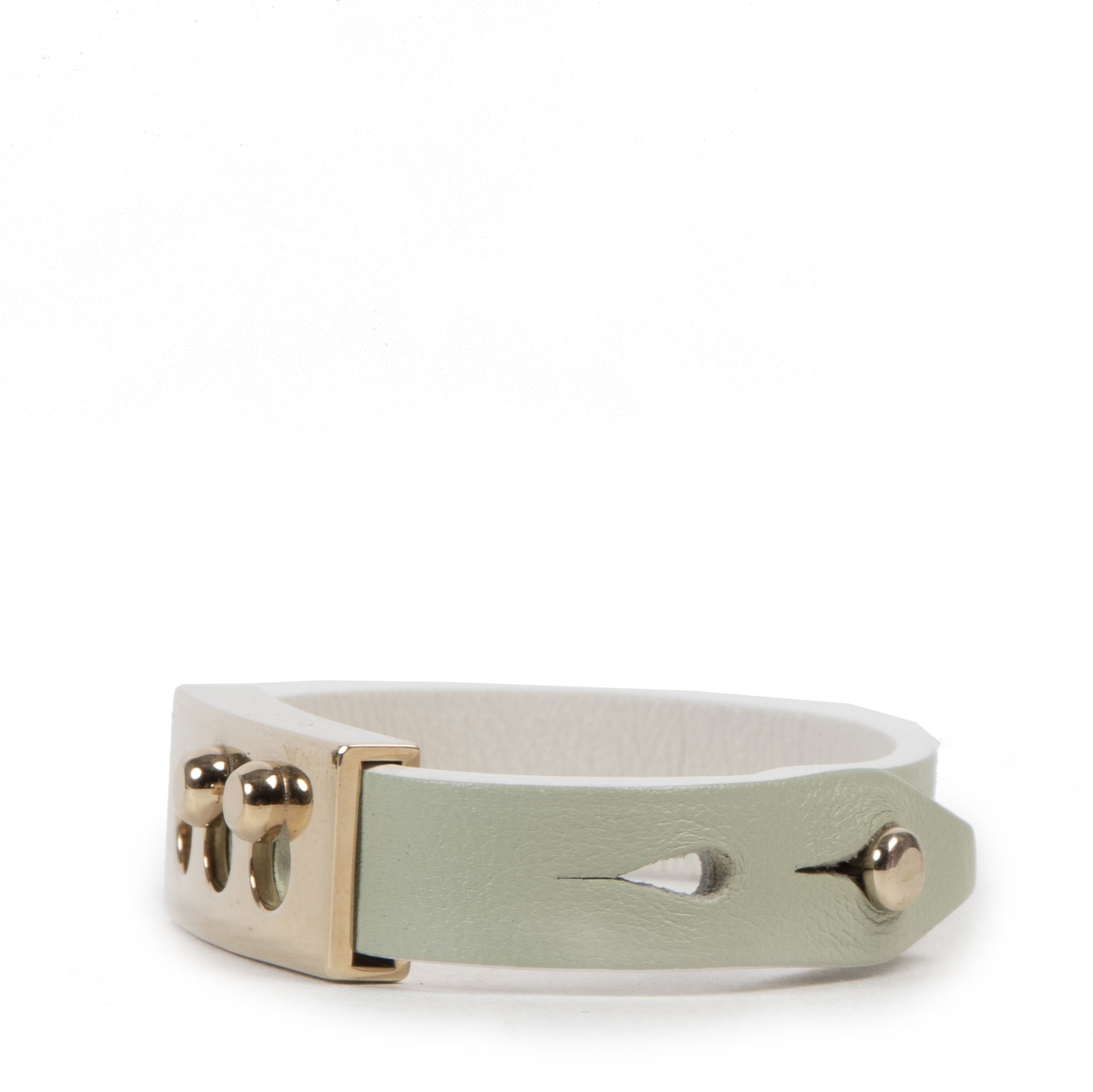 Delvaux Mint Green Tempête Wrap Bracelet shop safe online at the best price