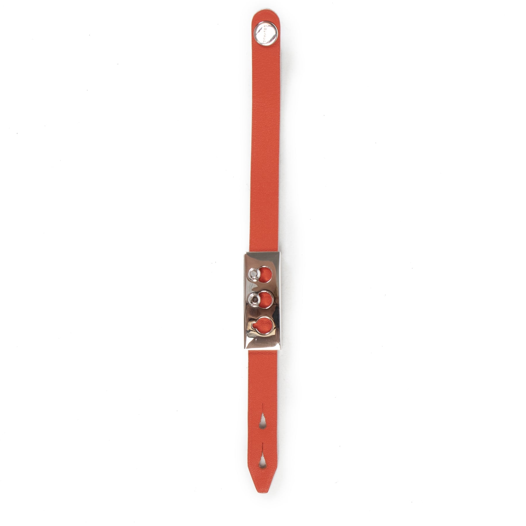 shop safe online Delvaux Coral Silver Tempete Wrap Bracelet