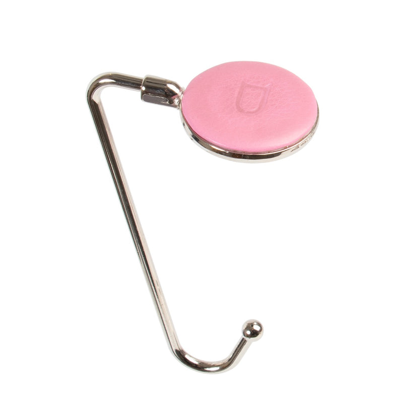 safety first with this cute Delvaux Pink Leather Bag Holder