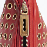 shop safe online Prada Grommet Red Tote Bag