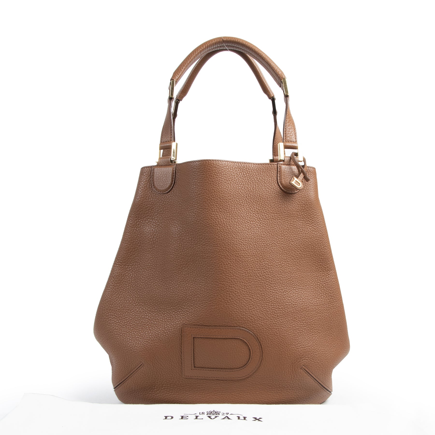 Delvaux Le Louise Fauve Cabas for sale at Labellov secondhand luxury in Antwerp Belgium