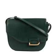 Delvaux Vintage Green Leather Crossbody Bag