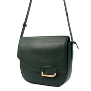 Delvaux Vintage Green Leather Crossbody Bag