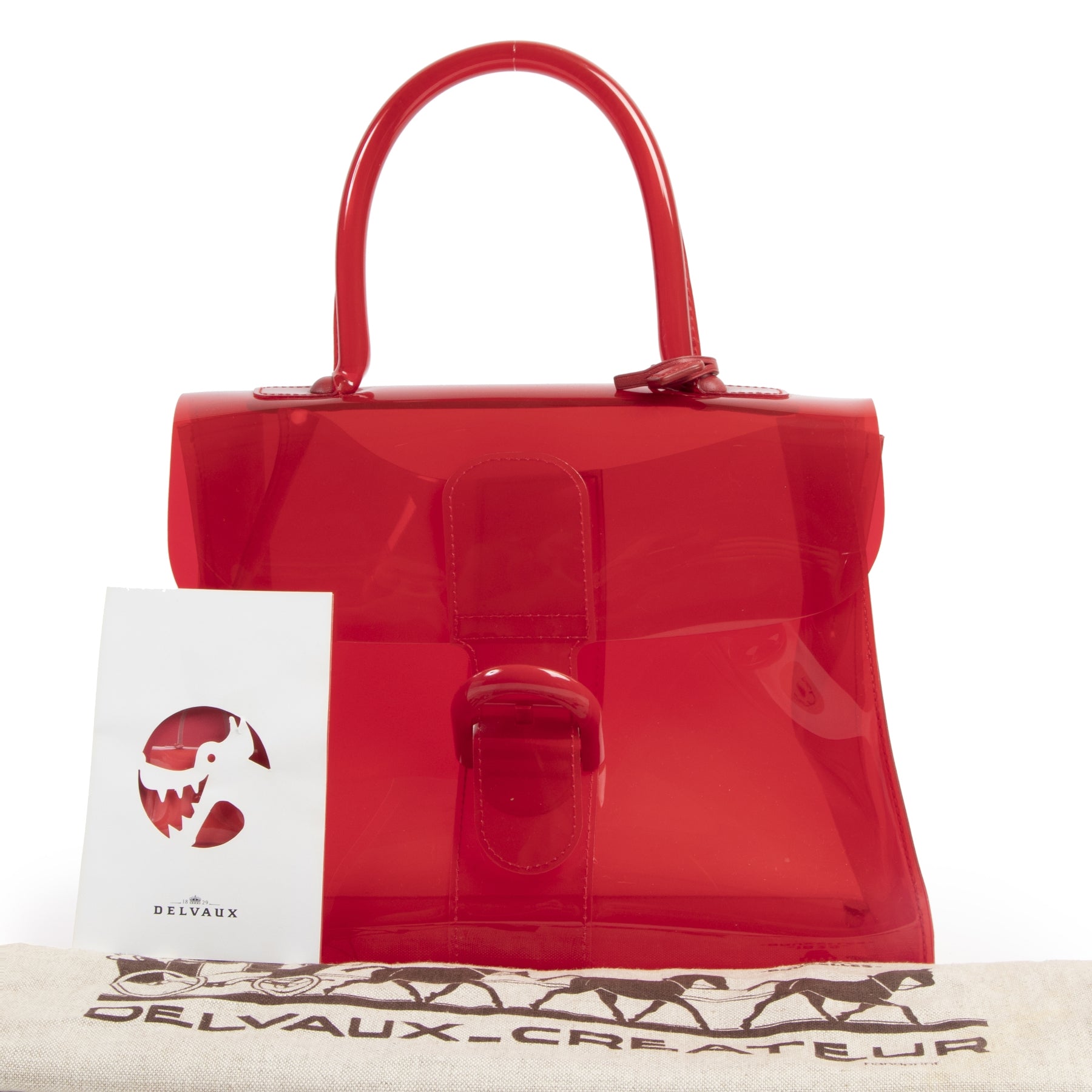 We buy and sell your authentic designer Delvaux Le Chaperon Rouge Vinyl Brillant Bag