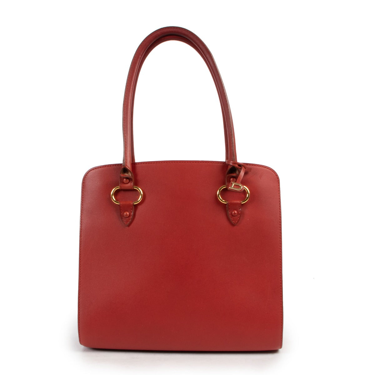 Delvaux Red Top handle