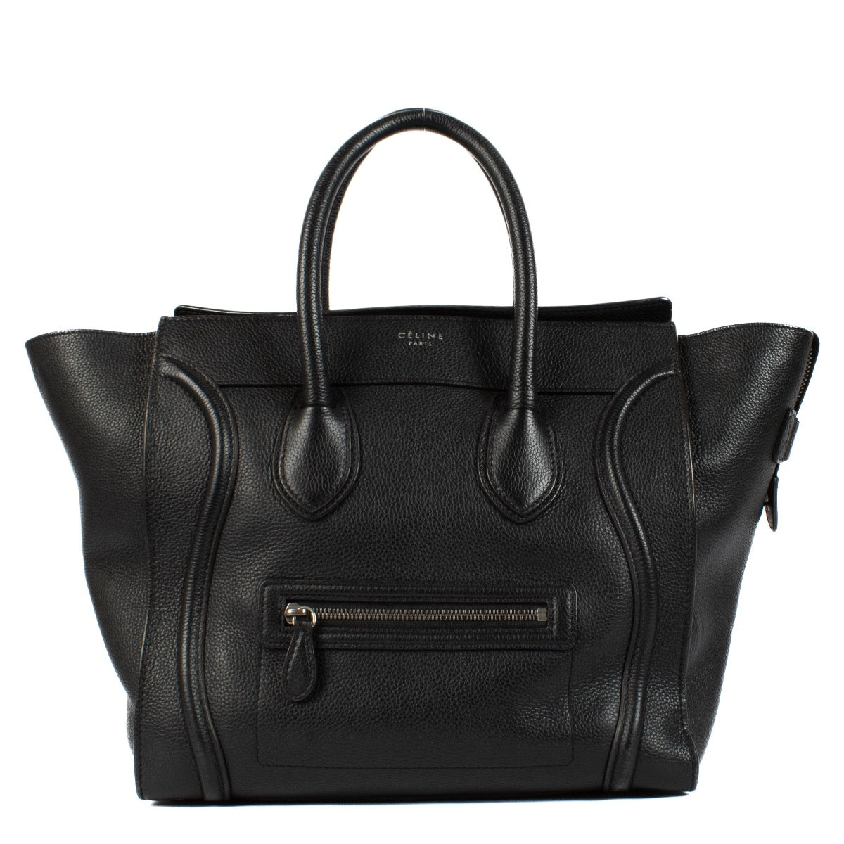 shop 100% authentic second hand Celine Black Leather Mini Luggage Bag on Labellov.com