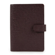 Shop safe online at Labellov in Antwerp this 100% authentic second hand Louis Vuitton Burgundy Taïga Leather Agenda Cover PM