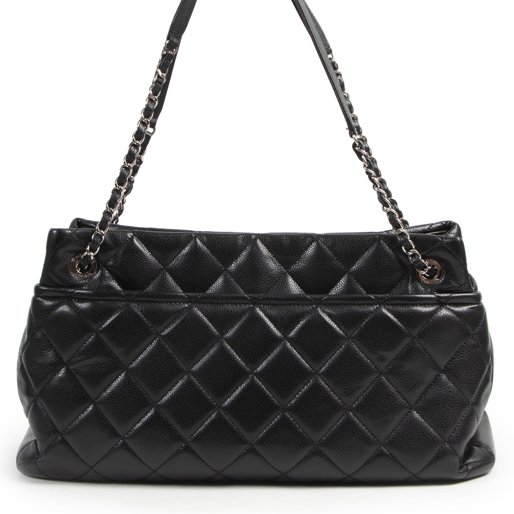 Chanel Black Caviar Leather Tote Bag chanel bag prices