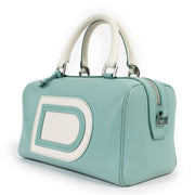 Shop authentic second hand exclusive Delvaux Spring/Summer 2014 Limited Edition Louise Boston PM Allure Bicolore Handbag at Labellov.