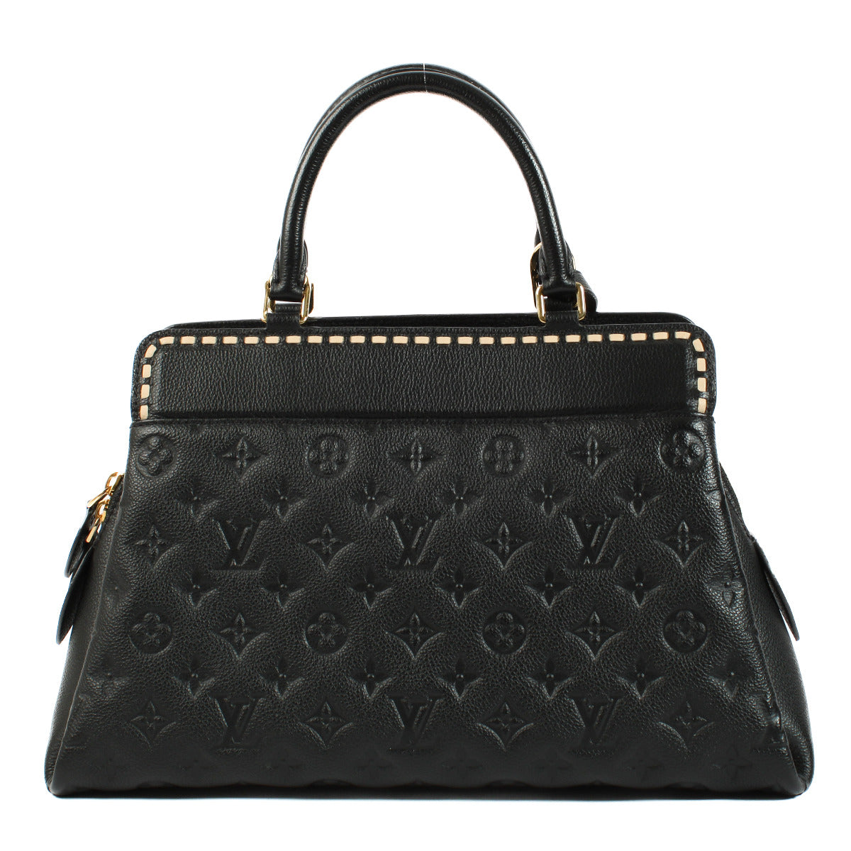 are you looking for an authentic designer bag such as this Louis Vuitton Black Monogram Empreinte Vosges MM? Shop with confidence at Labellov.