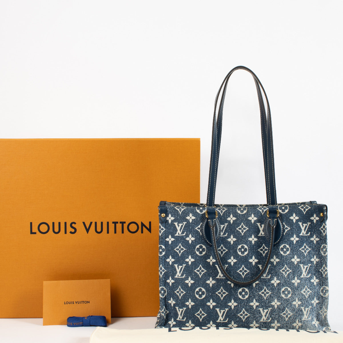 Louis Vuitton Denim OnTheGo MM Shoulder Bag