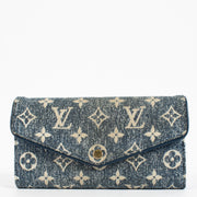 Louis Vuitton Monogram Jacquard Denim Sarah Wallet