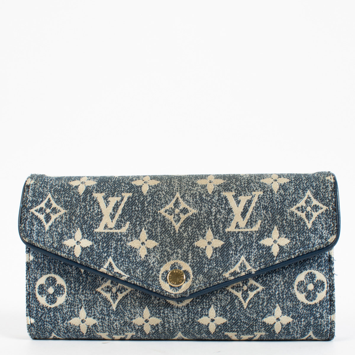 Louis Vuitton Monogram Jacquard Denim Sarah Wallet