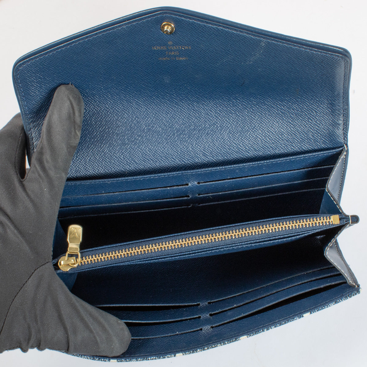 Louis Vuitton Monogram Jacquard Denim Sarah Wallet