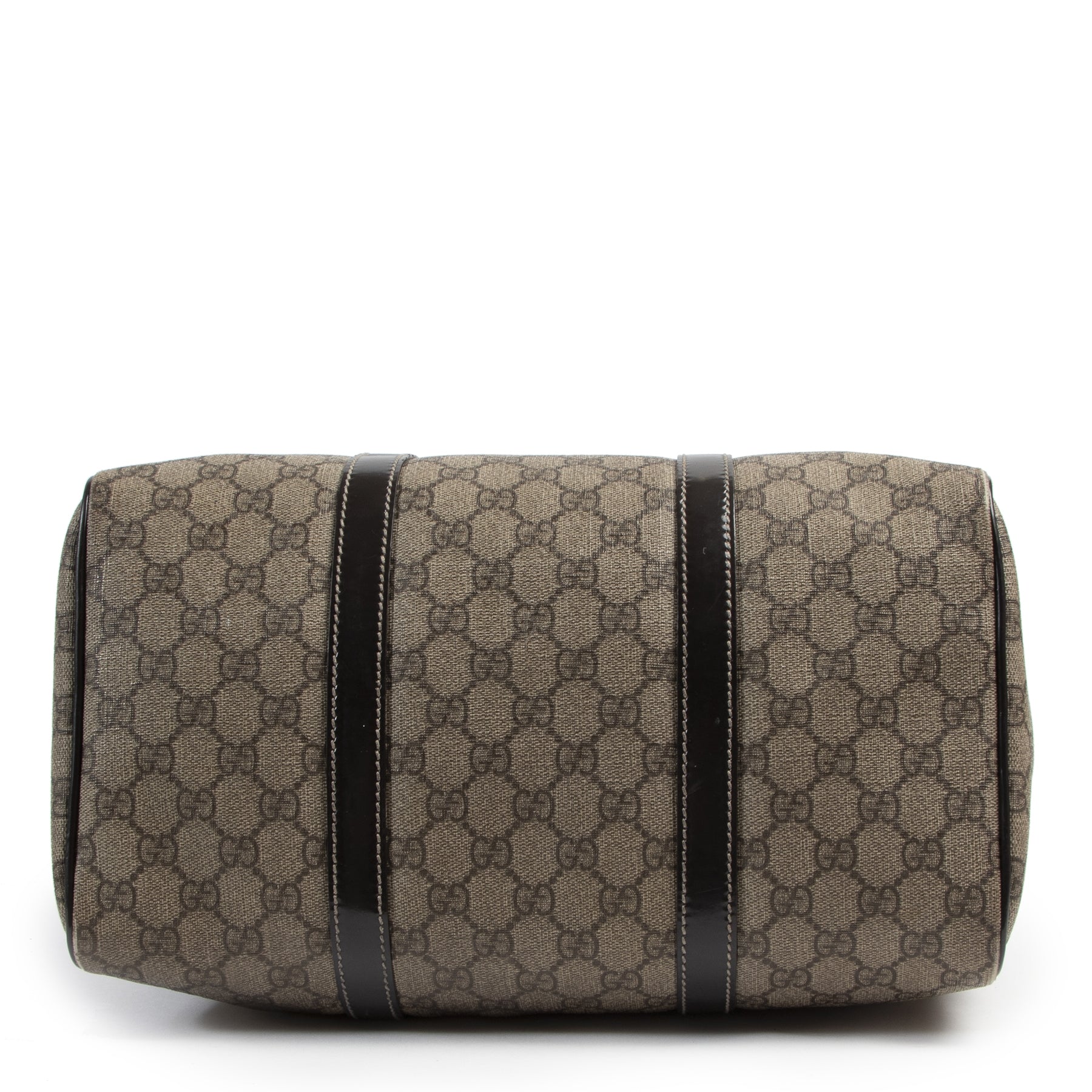 Authentic secondhand Gucci Brown Monogram GG Joy Boston Medium Bag designer bags fashion luxury vintage webshop safe secure online shopping