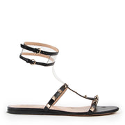 Shop safe online at Labellov in Antwerp these 100% authentic second hand Valentino Black Rockstud Sandals - Size 38,5