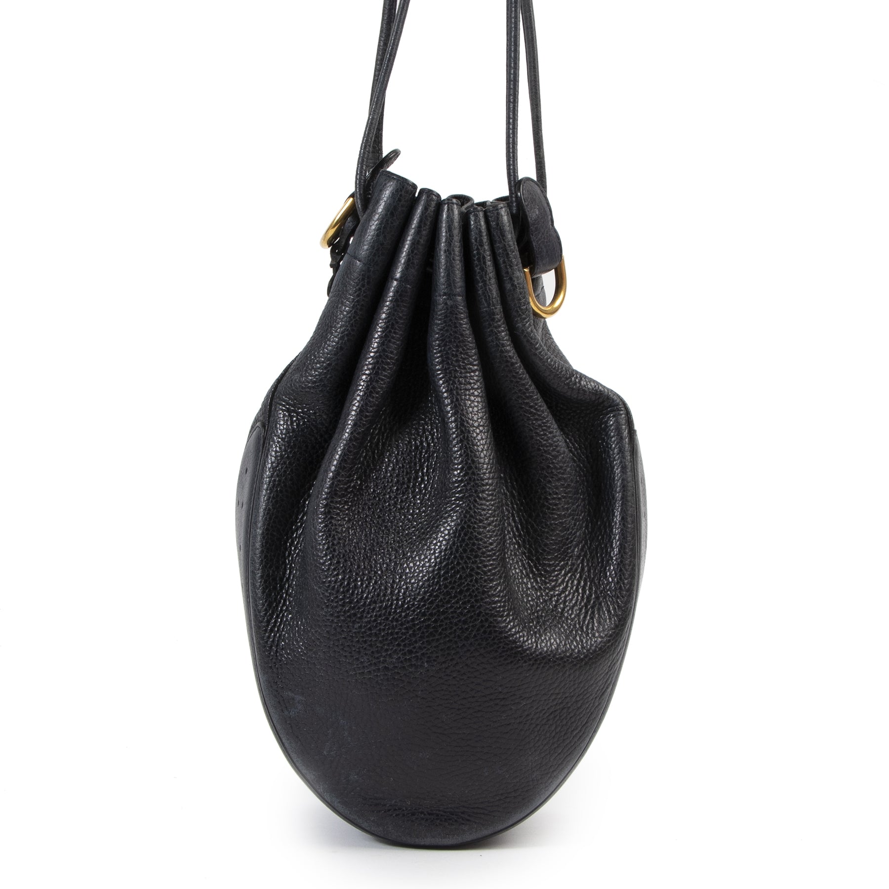 Delvaux Tabarin Blue Bucket Bag pour le meilleur prix chez Labellov à Anvers
